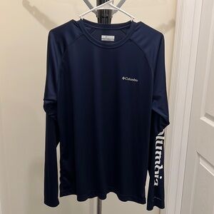 Navy Columbia Polyester Longsleeve